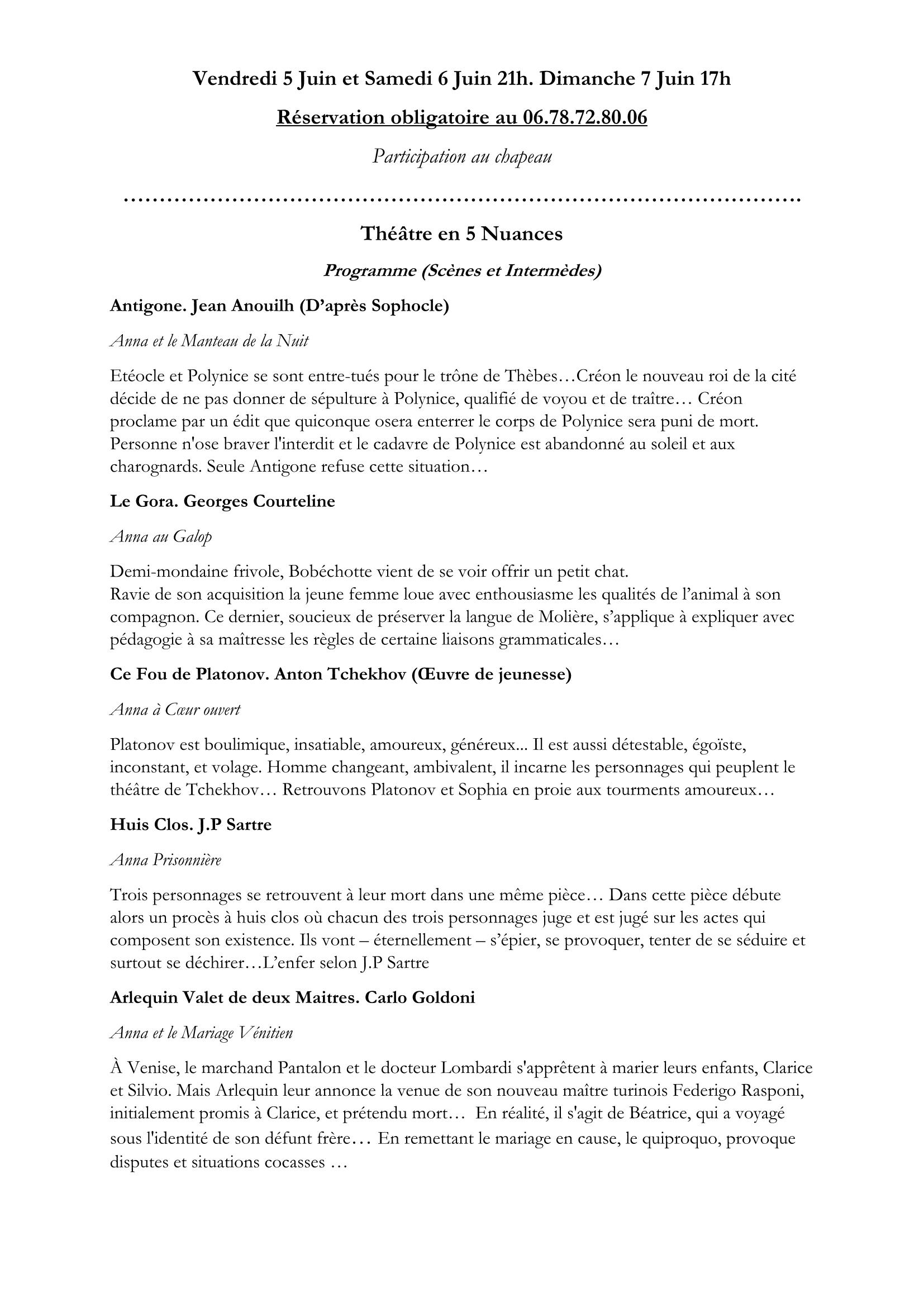 Affiche A4 V3 5 nuances de Théâtre programme Page 2