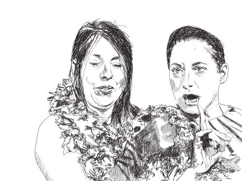 Christine et Nina. Frou-Frou